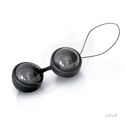 Luna Noir - luxusní venušiny kuličky Lelo černá